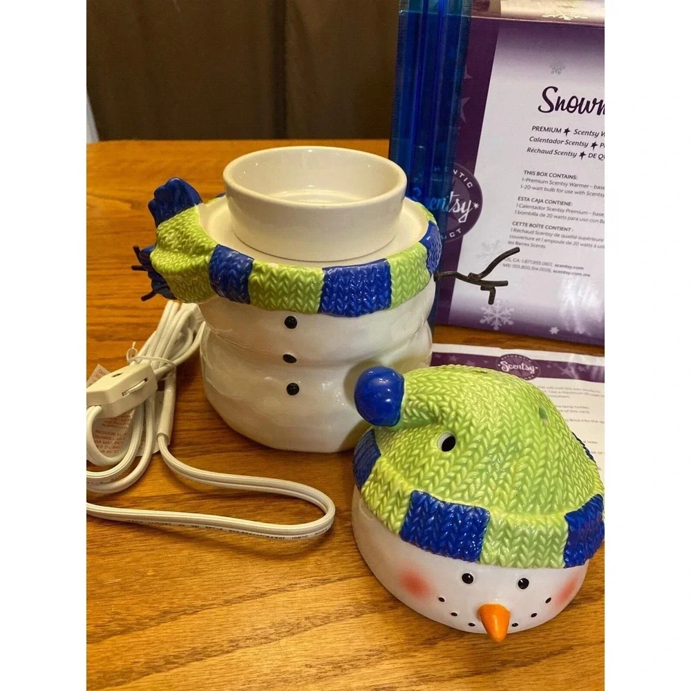 Snowman Scentsy Warmer Cookie Jar Collection Retired‎